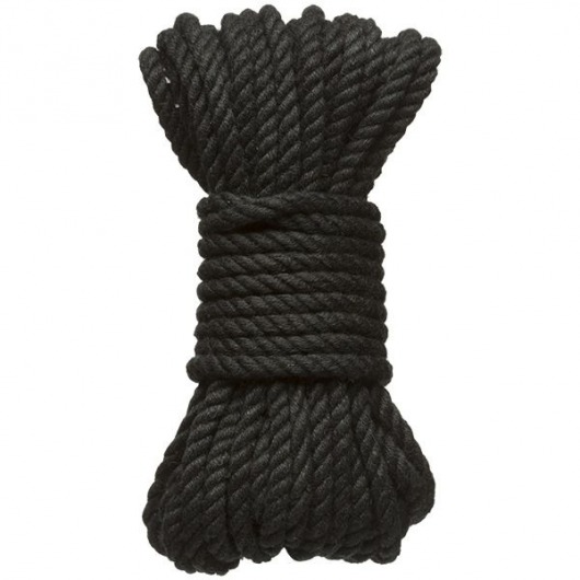 Черная верёвка для связывания и фиксации Bind Tie - 9,14 м. - Doc Johnson - купить с доставкой в Новочеркасске