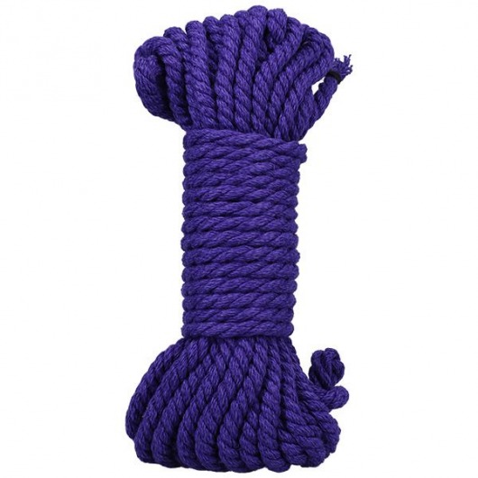 Фиолетовая верёвка для связывания и фиксации Bind Tie - 9,14 м. - Doc Johnson - купить с доставкой в Новочеркасске
