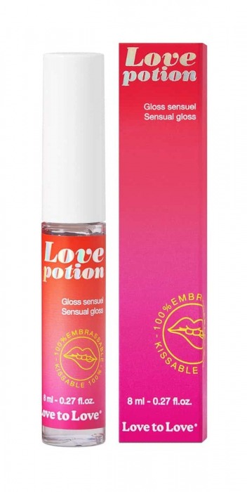 Возбуждающий блеск для губ Love Potion - 8 мл. - Love to Love - купить с доставкой в Новочеркасске