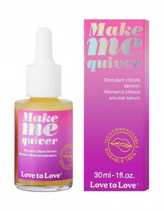 Возбуждающие капли для клитора Make Me Quiver - 30 мл. - Love to Love - купить с доставкой в Новочеркасске