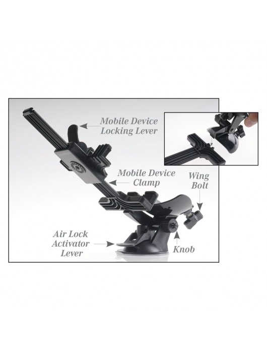 Перезаряжаемый мастурбатор-вагина с держателем для мобильных устройств Extreme Toyz Me - Pipedream - в Новочеркасске купить с доставкой