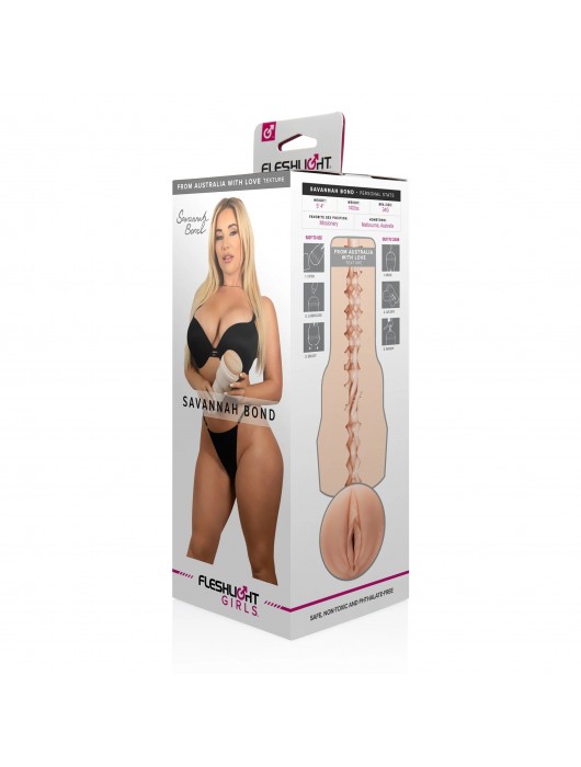Мастурбатор-вагина Fleshlight Girls - Savannah Bond From Australia With Love - Fleshlight - в Новочеркасске купить с доставкой