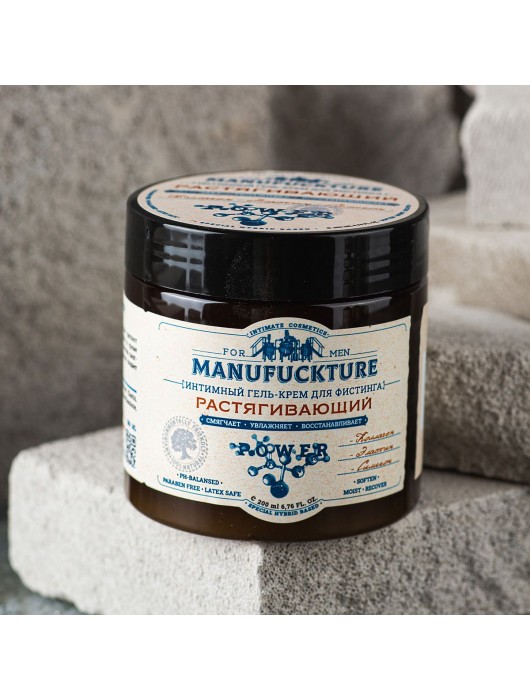 Растягивающий интимный гель-крем для фистинга с коллагеном - 200 мл. - MANUFUCKTURE - купить с доставкой в Новочеркасске