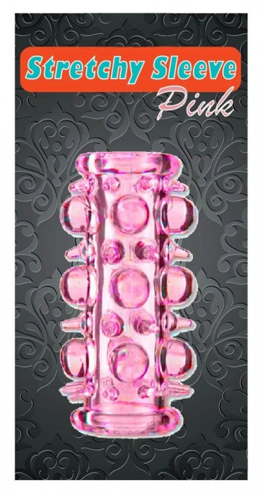 Розовая насадка на пенис с шипами и шишечками - Boys of Toys - в Новочеркасске купить с доставкой