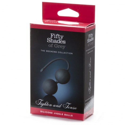 Вагинальные шарики Tighten and Tense Silicone Jiggle Balls - Fifty Shades of Grey