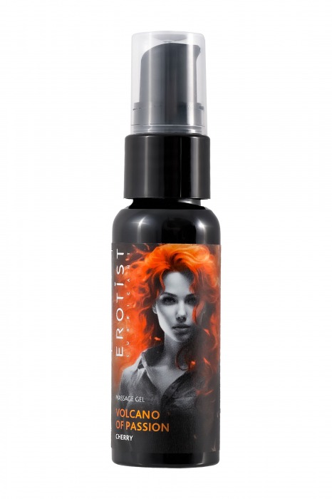 Гель с эффектом вибрации Volcano Of Passion со вкусом вишни - 25 мл. - Erotist Lubricants - купить с доставкой в Новочеркасске