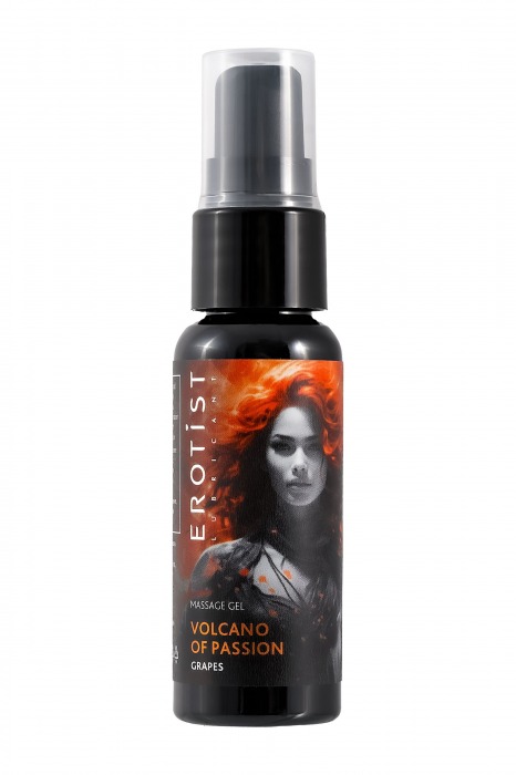 Гель с эффектом вибрации Volcano Of Passion со вкусом винограда - 25 мл. - Erotist Lubricants - купить с доставкой в Новочеркасске
