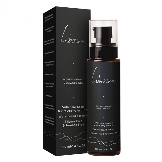 Интимный гель с экстрактами нони, нима и клубники Luberium Delicate Waterbased - 100 мл. - Luberium - купить с доставкой в Новочеркасске