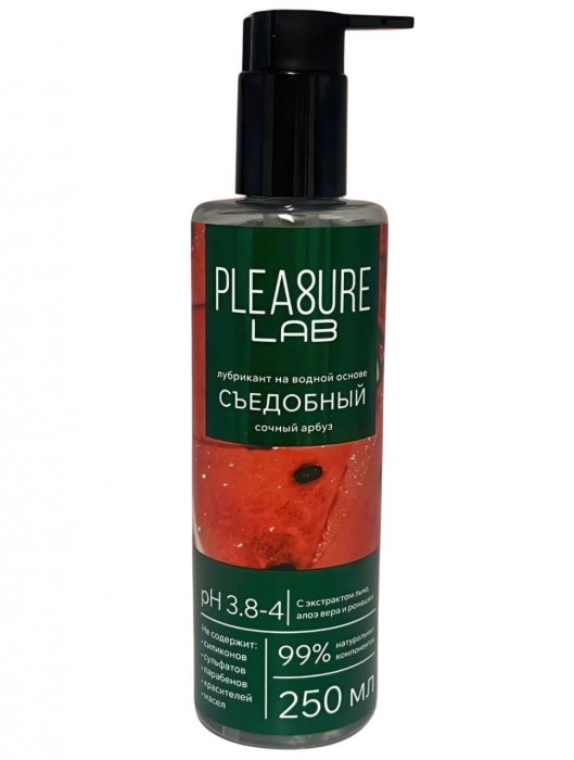 Лубрикант на водной основе Pleasure Lab с ароматом арбуза - 250 мл. - Pleasure Lab - купить с доставкой в Новочеркасске