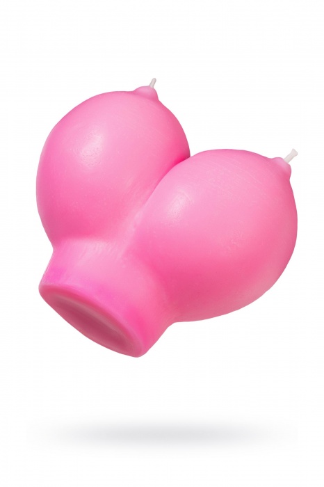 Розовая свеча «Сиськи» - 150 гр. - Pecado - купить с доставкой в Новочеркасске