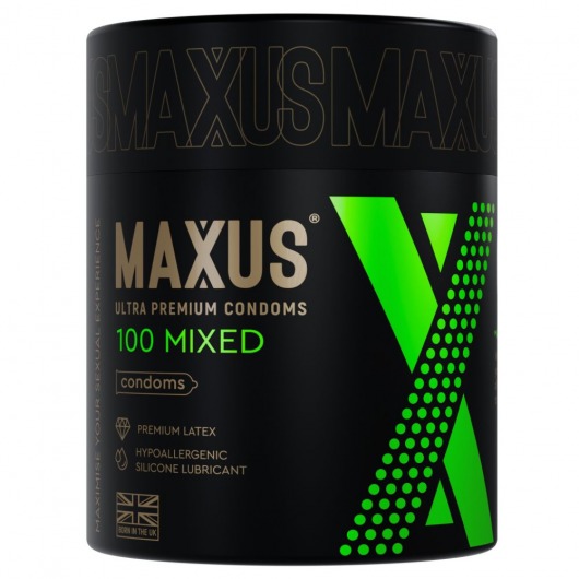 Презервативы MAXUS Mixed - 100 шт. - Maxus - купить с доставкой в Новочеркасске