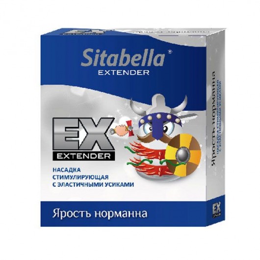 Стимулирующая насадка Sitabella Extender  Ярость норманна - Sitabella - купить с доставкой в Новочеркасске