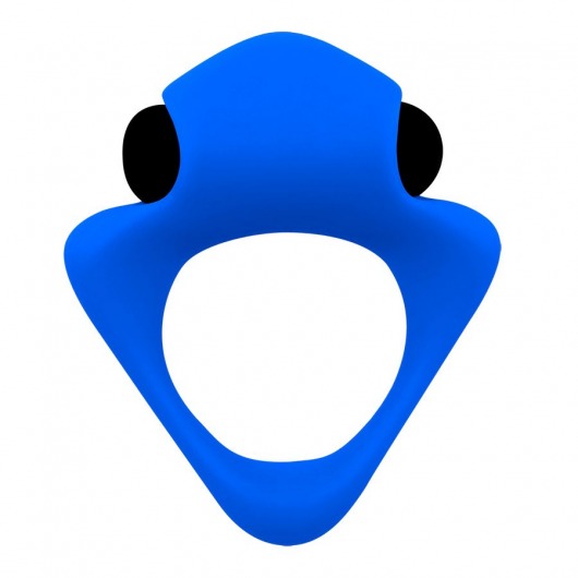 Синее эрекционное кольцо Wooomy Tribeс с вибрацией - Adrien Lastic - в Новочеркасске купить с доставкой