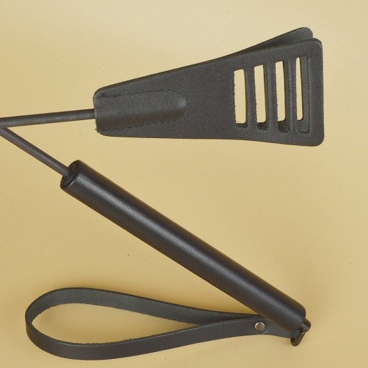 Черный кожаный стек «Сириус» - 60 см. - Sitabella - купить с доставкой в Новочеркасске