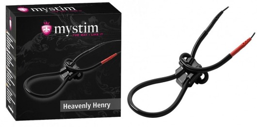 Эрекционное лассо для электростимуляции HEAVENLY HENRY - MyStim - купить с доставкой в Новочеркасске