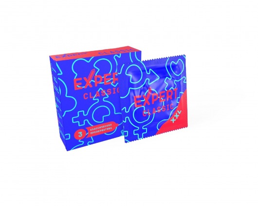 Презервативы увеличенного размера Expert Classic XXL - 3 шт. - Expert - купить с доставкой в Новочеркасске