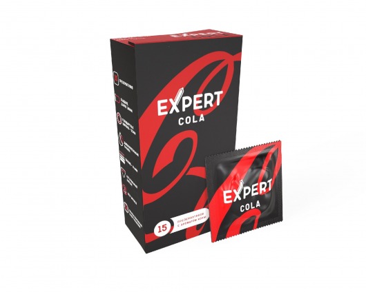 Презервативы с ароматом колы Expert Cola - 15 шт. - Expert - купить с доставкой в Новочеркасске