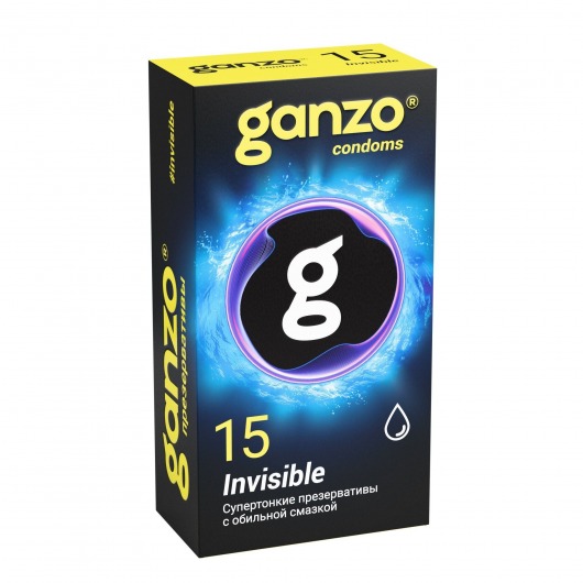 Супертонкие презервативы Ganzo Invisible - 15 шт. - Ganzo - купить с доставкой в Новочеркасске