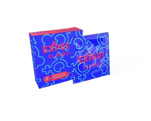 Классические презервативы Expert Classic - 3 шт. - Expert - купить с доставкой в Новочеркасске