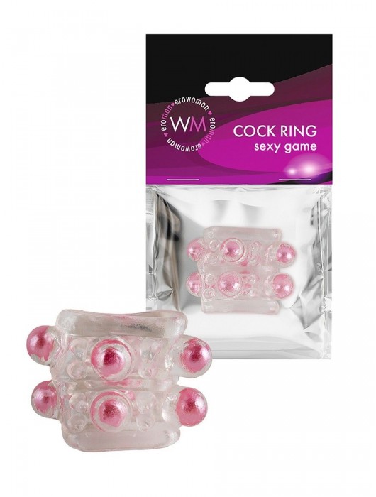 Прозрачная насадка на пенис с цветными шариками - Erowoman-Eroman - в Новочеркасске купить с доставкой