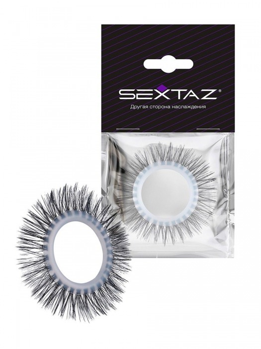 Круглое эрекционное кольцо с длинными «ресничками» - Sextaz - в Новочеркасске купить с доставкой