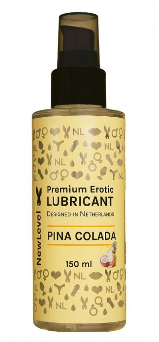 Ароматизированный лубрикант на водной основе NewLevel Pina Colada - 150 мл. - NewLevel - купить с доставкой в Новочеркасске