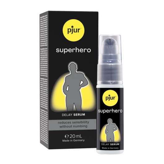 Пролонгатор-сыворотка pjur Superhero Delay Serum - 20 мл. - Pjur - купить с доставкой в Новочеркасске