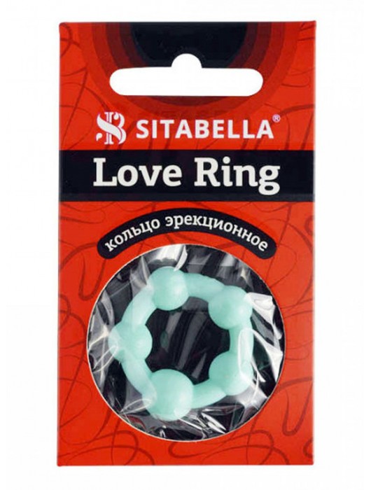Цветное эрекционное кольцо с 5 бусинами Love Ring - Sitabella - в Новочеркасске купить с доставкой