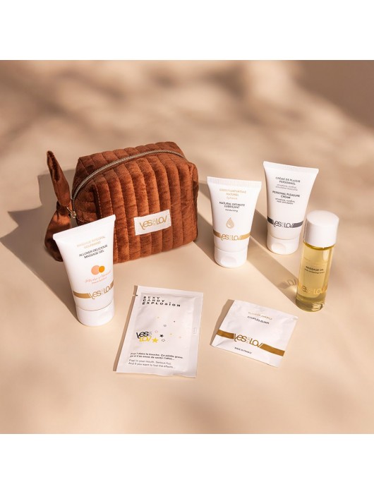 Набор YESforLOV La Trousse Enchantée в коричневой косметичке - YESforLOV - купить с доставкой в Новочеркасске