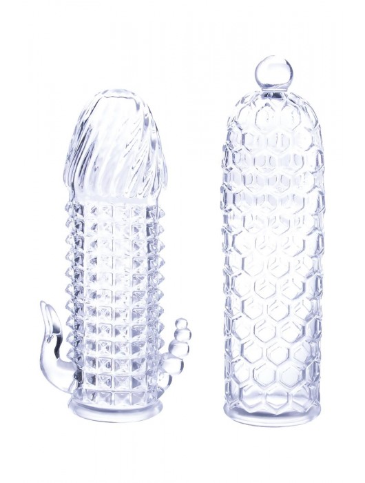 Набор из 2 прозрачных насадок на член Seductive Tickler Sleeves Set - NMC - в Новочеркасске купить с доставкой