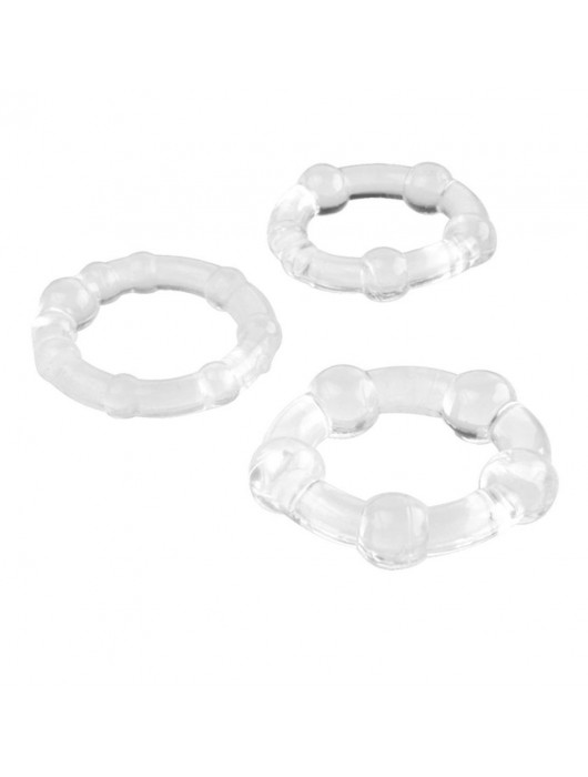 Набор из 3 эрекционных прозрачных колец - Boys of Toys - в Новочеркасске купить с доставкой