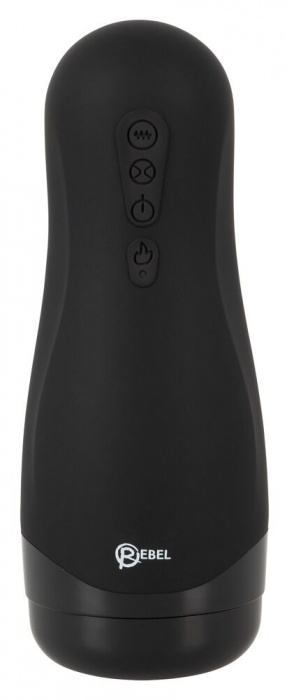 Черный вибромастурбатор с подогревом Masturbator with 3 Functions - Orion - в Новочеркасске купить с доставкой