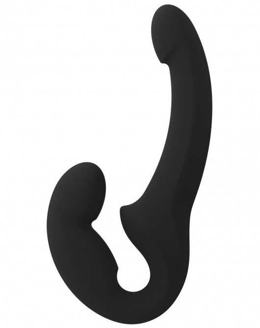 Черный безремневой страпон Share Lite - Fun Factory - купить с доставкой в Новочеркасске