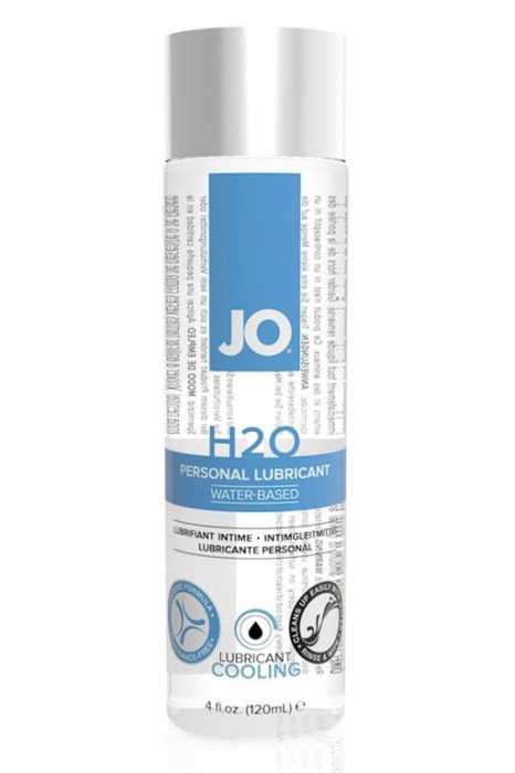 Охлаждающий лубрикант на водной основе JO Personal Lubricant H2O COOLING - 120 мл. - System JO - купить с доставкой в Новочеркасске