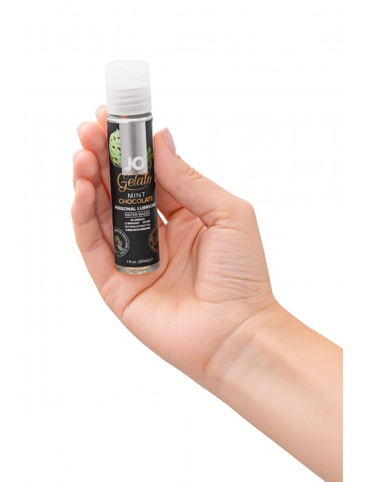 Лубрикант с ароматом мятного шоколада JO GELATO MINT CHOCOLATE - 30 мл. - System JO - купить с доставкой в Новочеркасске