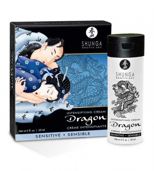 Интимный мужской крем SHUNGA DRAGON SENSITIVE - 60 мл. - Shunga - купить с доставкой в Новочеркасске