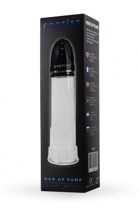 Автоматическая вакуумная помпа Man up pump - Erotist Adult Toys - в Новочеркасске купить с доставкой