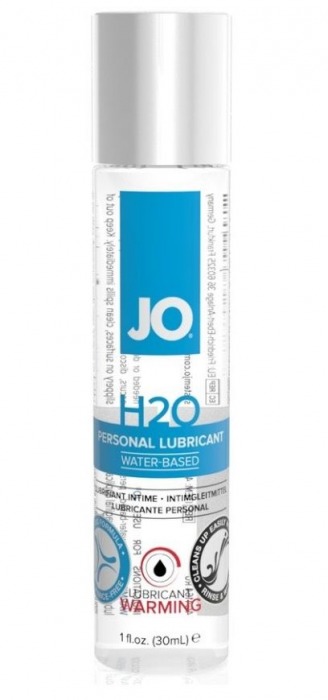 Возбуждающий лубрикант на водной основе JO Personal Lubricant H2O Warming - 30 мл. - System JO - купить с доставкой в Новочеркасске