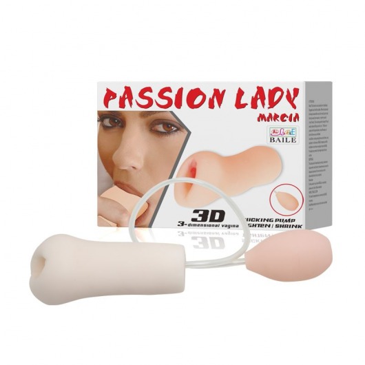 Мастурбатор Passion Lady Marcia с грушей для имитации посасывания - Baile - в Новочеркасске купить с доставкой