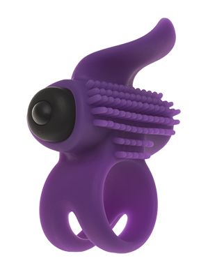 Эрекционное кольцо с подхватом мошонки и стимуляцией клитора Bullet Lastic Ring - Adrien Lastic - в Новочеркасске купить с доставкой