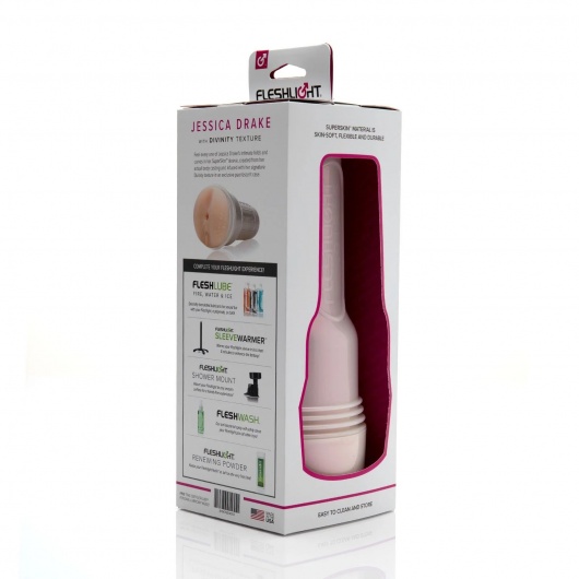 Мастурбатор-вагина Fleshlight Girls - Jessica Drake Heavenly - Fleshlight - в Новочеркасске купить с доставкой