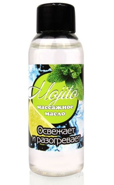 Массажное масло для тела Mojito с ароматом лайма - 50 мл. - Биоритм - купить с доставкой в Новочеркасске