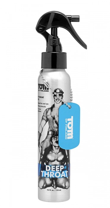 Спрей для лёгкого проникновения во время орального секса Tom of Finland Deep Throat Spray - 118 мл. - Доминирующее кольцо - купить с доставкой в Новочеркасске