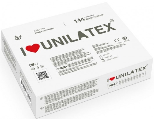 Ультратонкие презервативы Unilatex Ultra Thin - 144 шт. - Unilatex - купить с доставкой в Новочеркасске