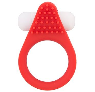 Красное эрекционное кольцо LIT-UP SILICONE STIMU RING 1 RED - Dream Toys - в Новочеркасске купить с доставкой