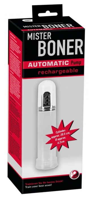 Белая автоматическая вакуумная помпа Mister Boner - Orion - в Новочеркасске купить с доставкой