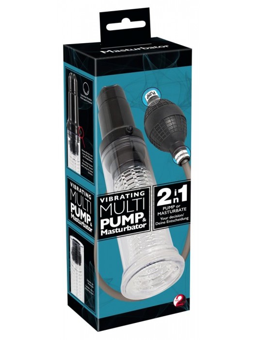 Вакуумная помпа-мастурбатор Vibrating Multi Pump   Masturbator - Orion - в Новочеркасске купить с доставкой