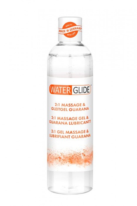 Гель-смазка 2-в-1 MASSAGE   LUBRICANT GUARANA - 300 мл. - Waterglide - купить с доставкой в Новочеркасске