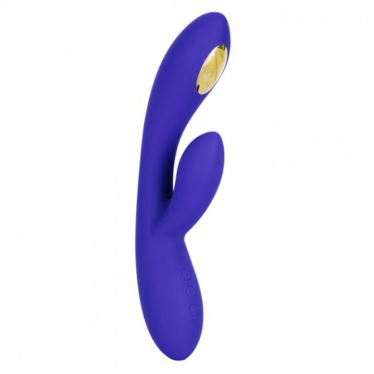 Фиолетовый вибратор с функцией электростимуляции Intimate E-Stimulator Dual Wand - 21,5 см. - California Exotic Novelties - купить с доставкой в Новочеркасске