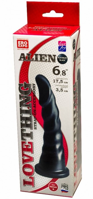 Насадка для трусиков харнесс Alien - 17,5 см. - LOVETOY (А-Полимер) - купить с доставкой в Новочеркасске